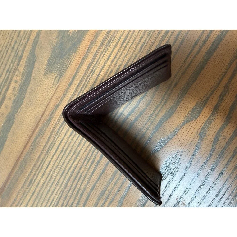Coach Orange Mens Slim Wallet